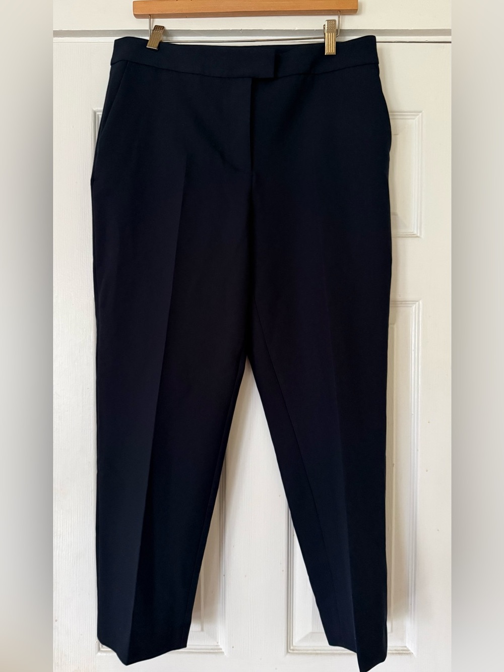Zara Dark Navy Ankle Pants
